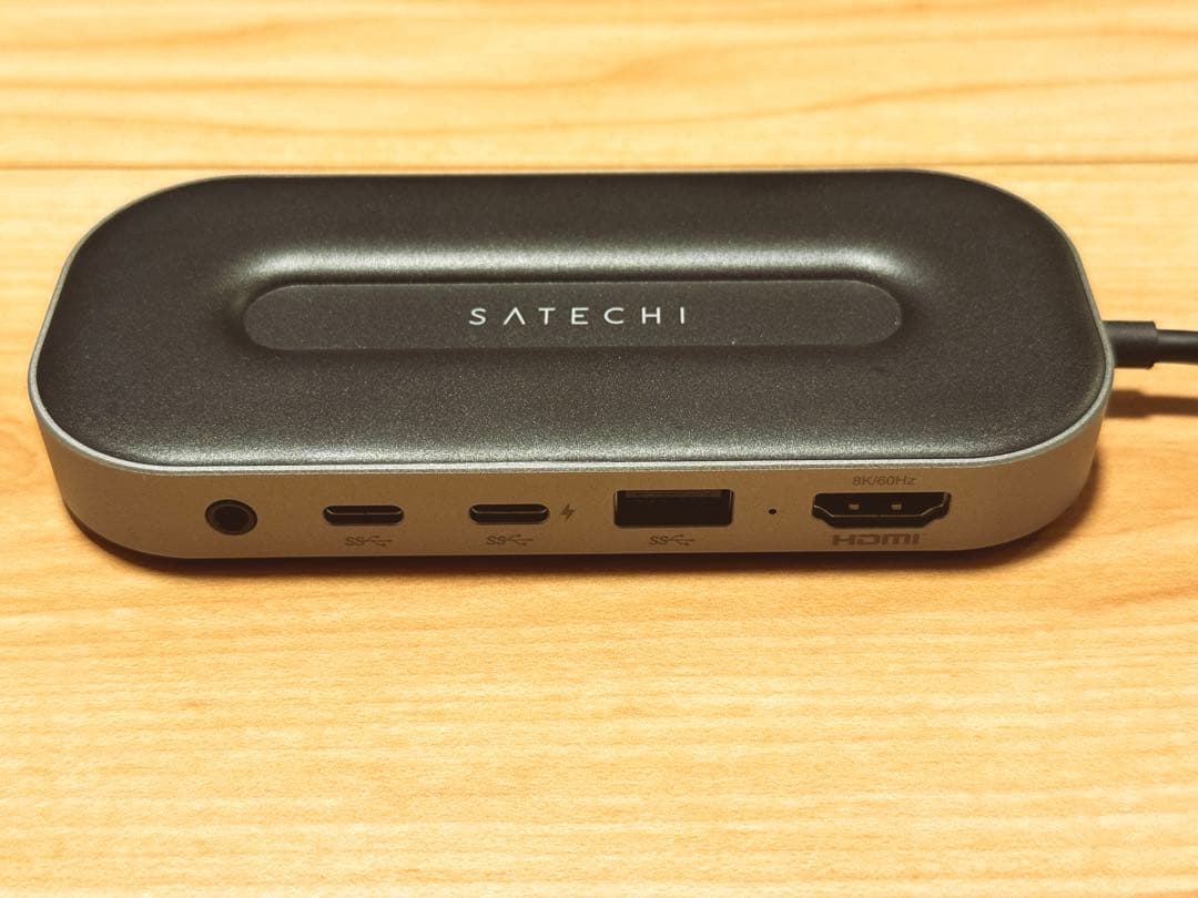 SATECHI USB-Cハブ 6 in 1 アルミニウムマルチポート USB4