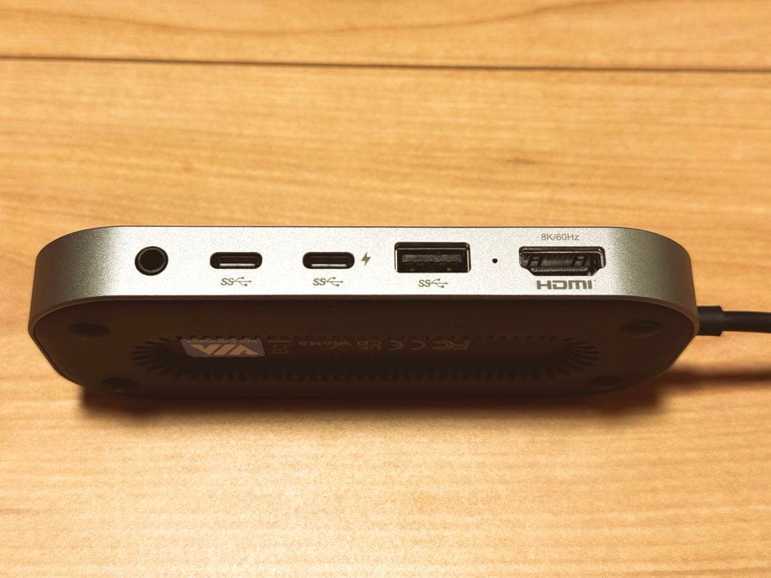 SATECHI USB-Cハブ 6 in 1 アルミニウムマルチポート USB4