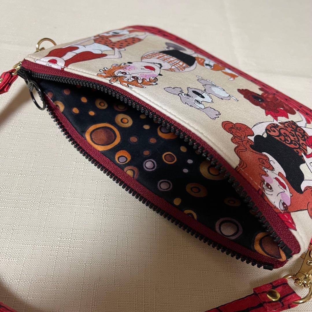 ♡20㎝ファスナーポーチ②♡ハンドメイド　ロラライハリス