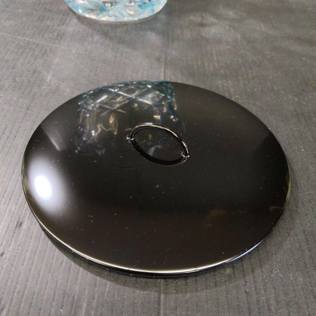 茶道具 義山 水指 雅洋作 輪花の翠香紋 塗蓋