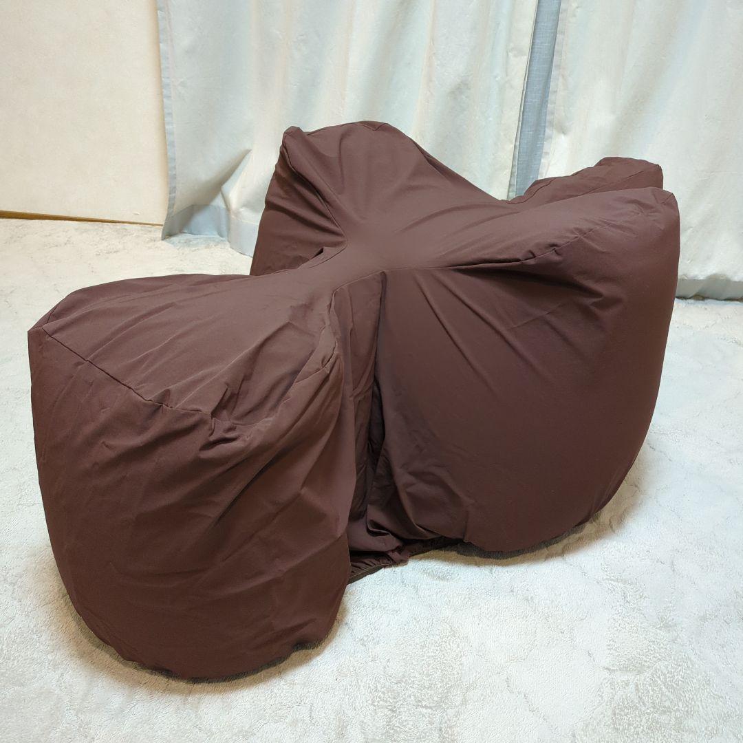 ★美品★リラクッション【3L】専用カバー（茶）セット