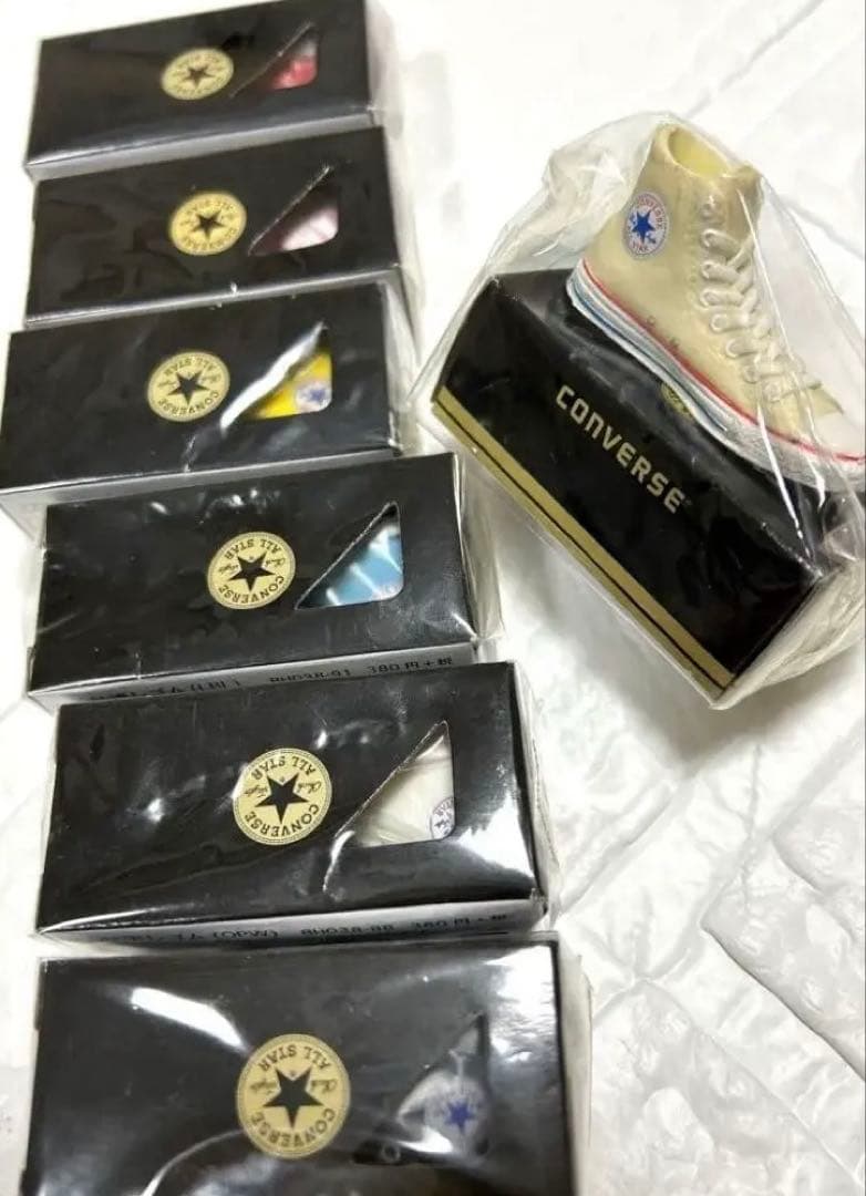 未開封 CONVERSE 消しゴム 7色セット 旧価格タグあり 廃盤 レアレトロ