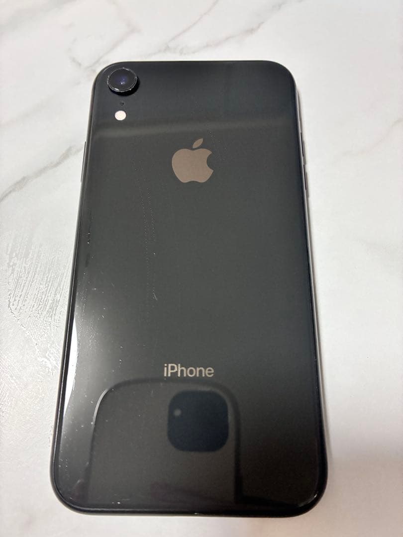 iPhone XR 256GB ブラック SIMフリー 美品 バッテリー82%