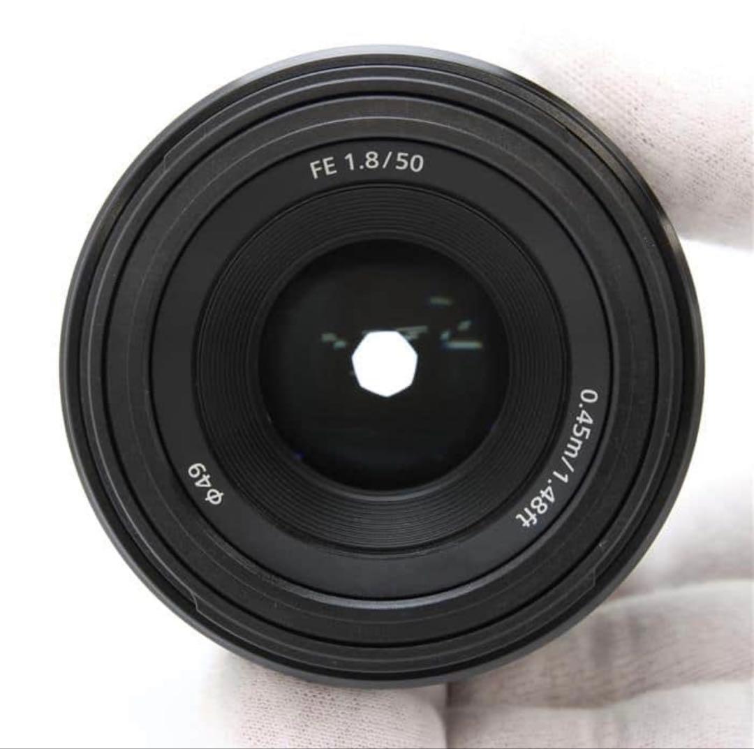 【美品】SONY FE 50mm F1.8 SEL50F18F 単焦点レンズ