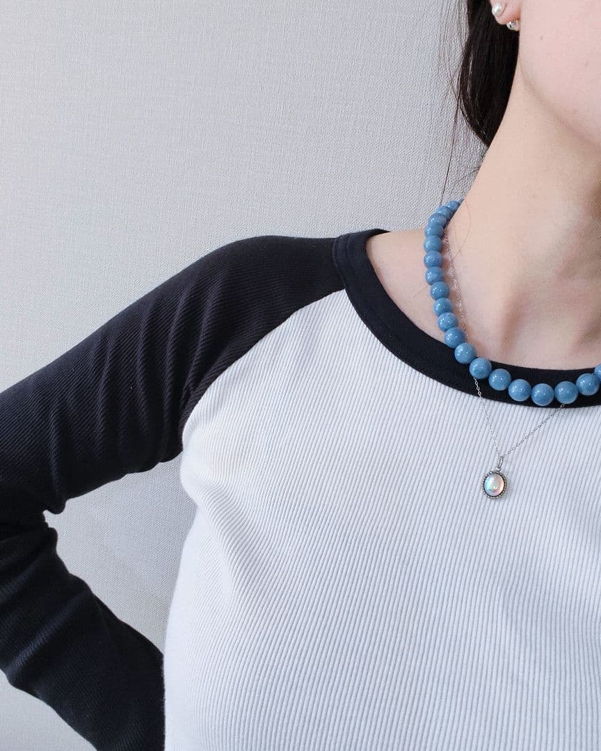 ネックレス・ペンダント blue quartz Necklace