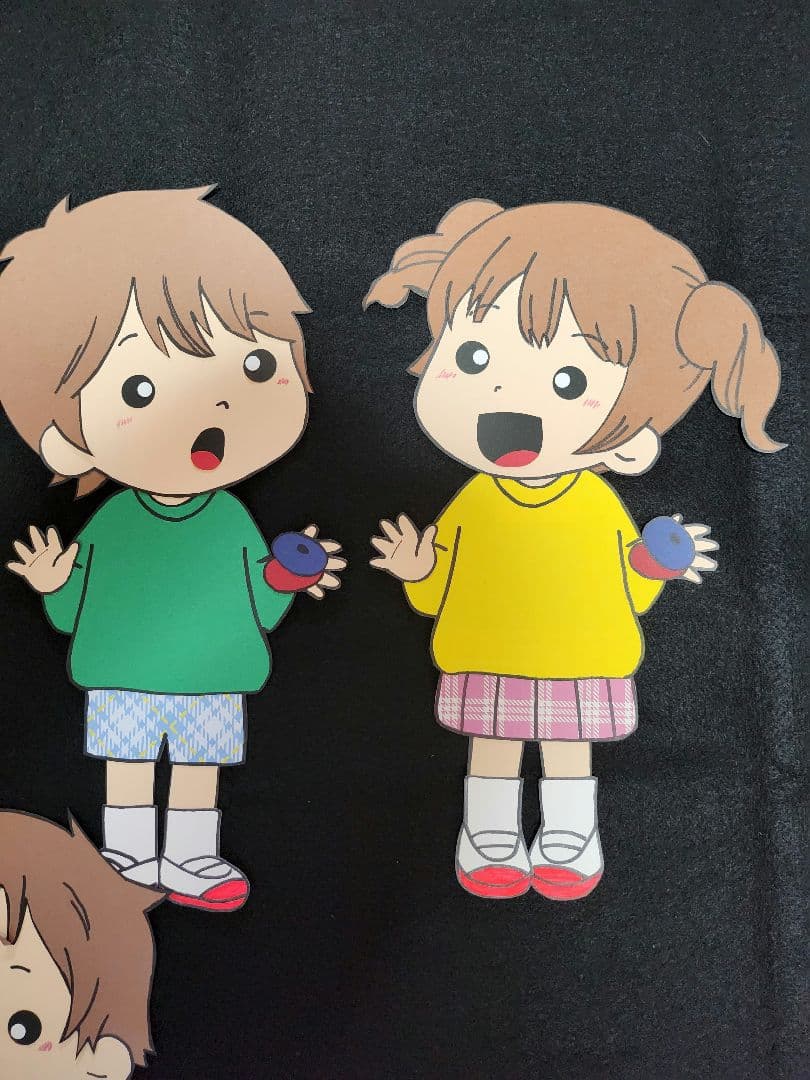 りん 壁面飾り 「音楽発表会①」大きく飾れます