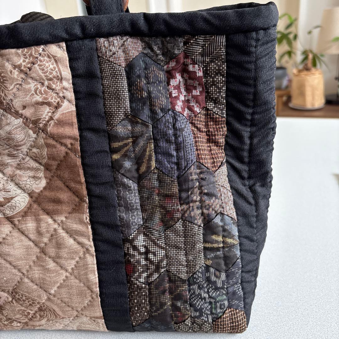 パッチワークトートバック　ハンドメイド