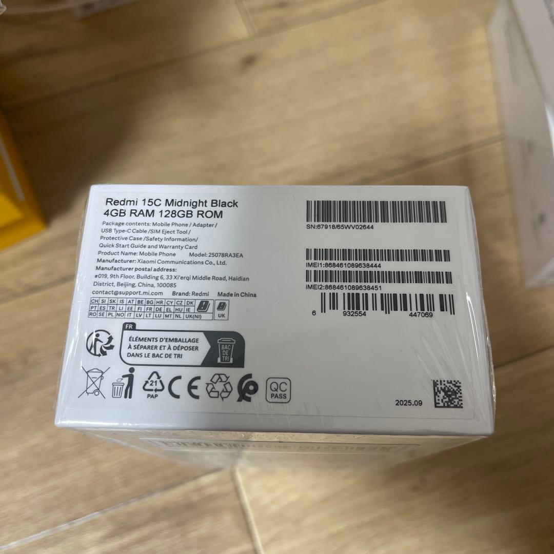 スマートフォン本体 Xiaomi Redmi 15C 8GB/128GB