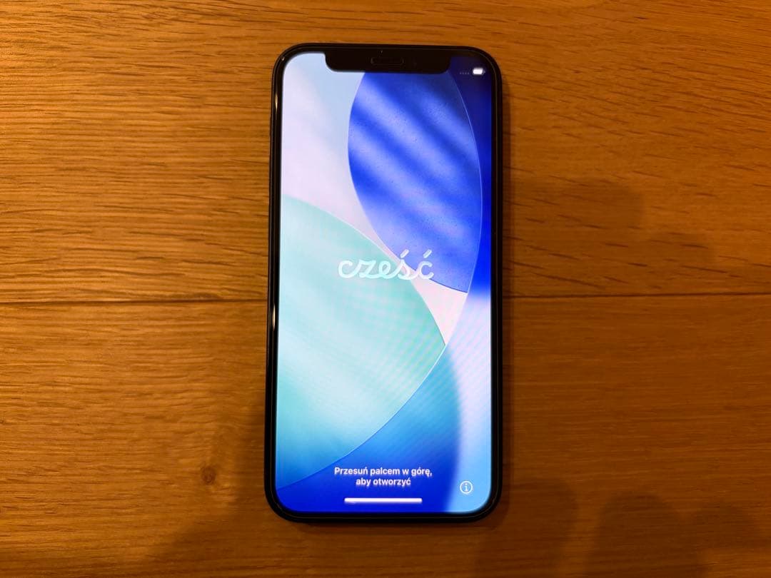 【美品】iPhone12 mini ブラック 128G 純正レザーケース付き
