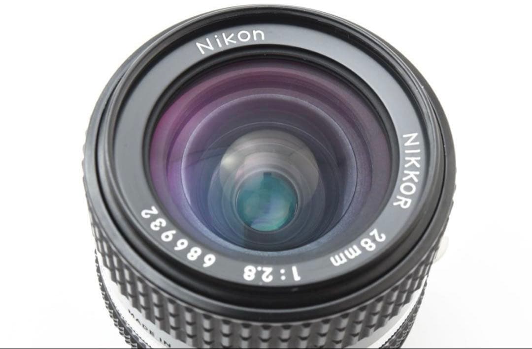 新品級　NIKON AI-S NIKKOR 28mm f2.8 MF　C965