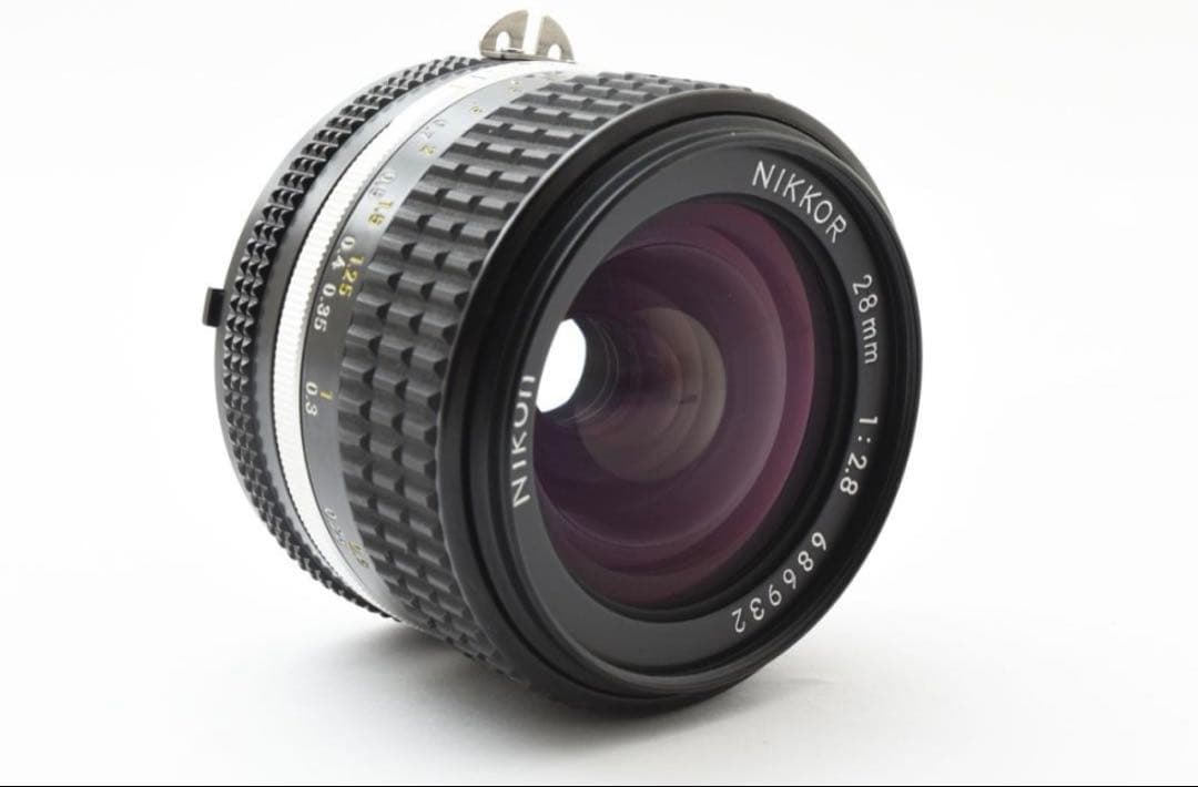 新品級　NIKON AI-S NIKKOR 28mm f2.8 MF　C965