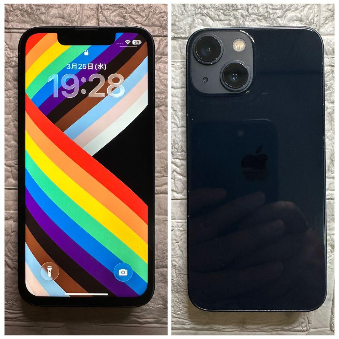 16 iPhone 13mini 128GB 純正BMS新品バッテリー　良品