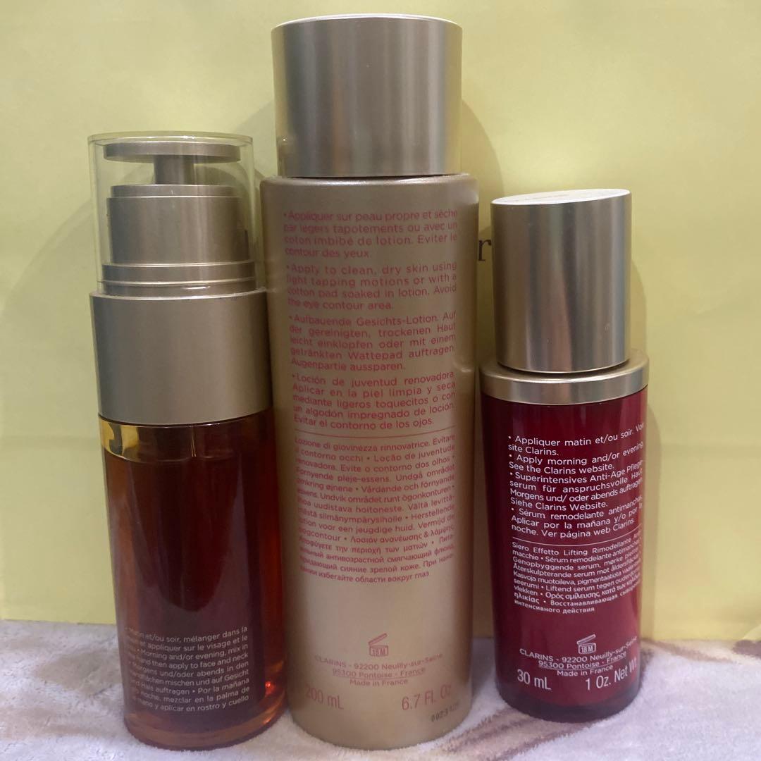 CLARINS 化粧水&美容液 3点セット　まとめ売り