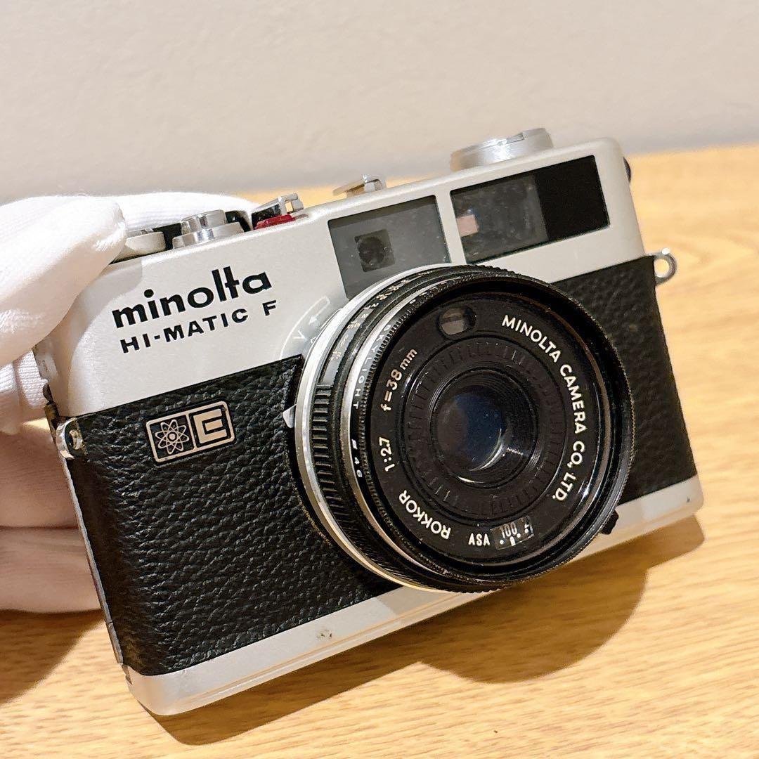 動作確認済み⭐️MINOLTA HI-MATIC F フィルムカメラ コンパクト