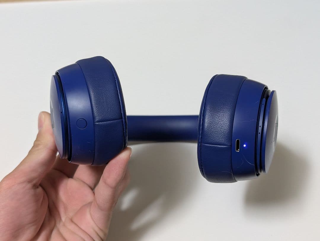 Beats solo pro ネイビー　イヤーパッド良好✨️