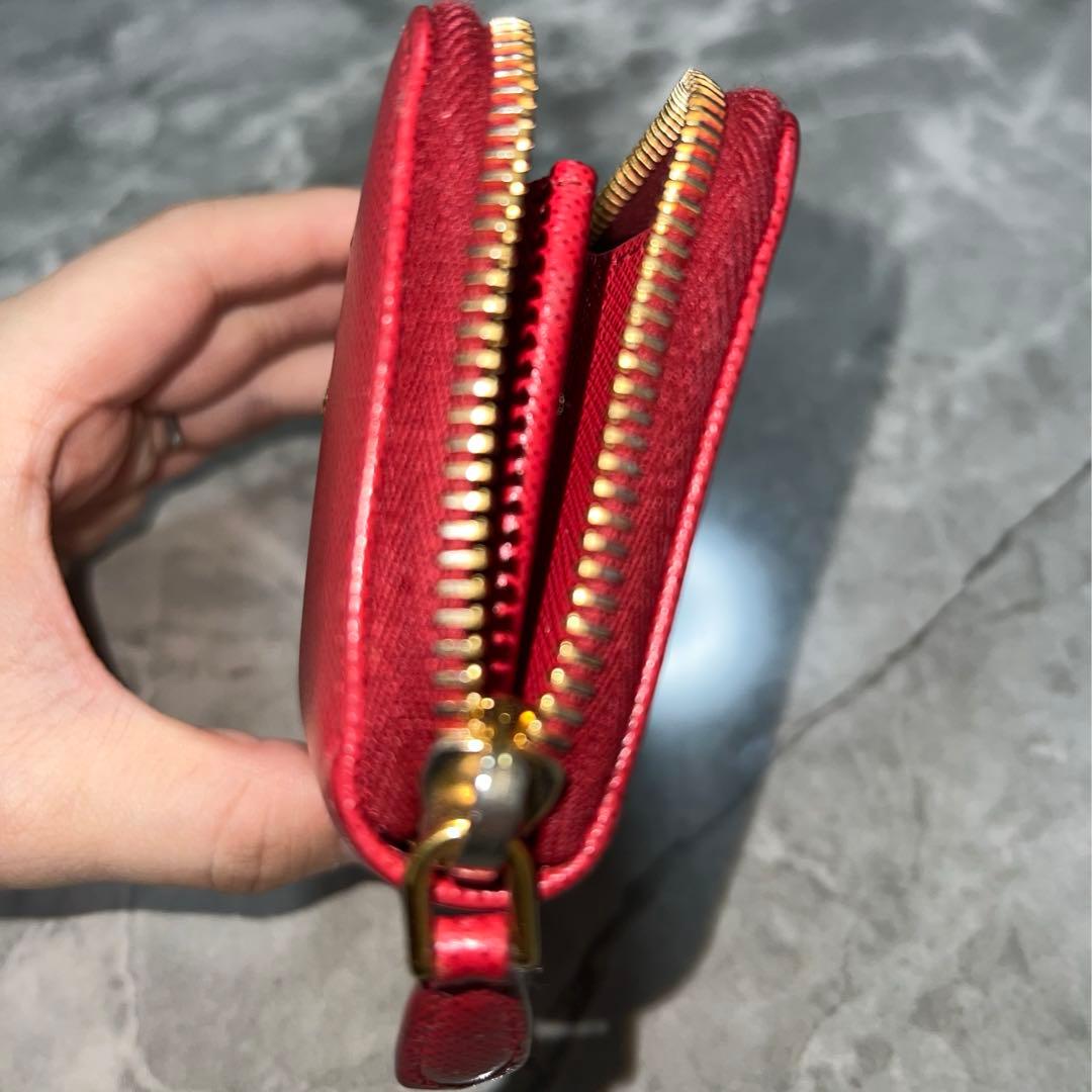 PRADA 財布ケース レッド