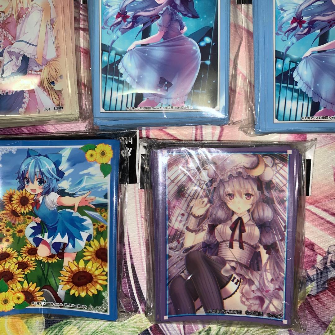 東方project カードスリーブ　まとめ　チルノ魔理沙　アリス