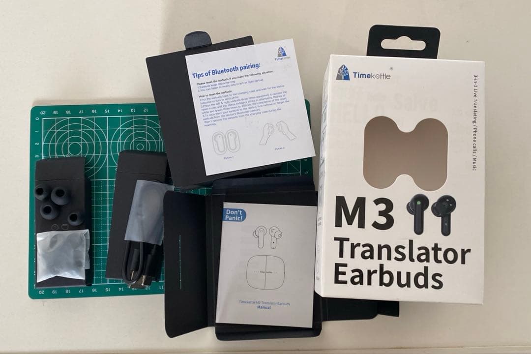 Timekettle M3 翻訳イヤホン ブラック 使用5回 美品