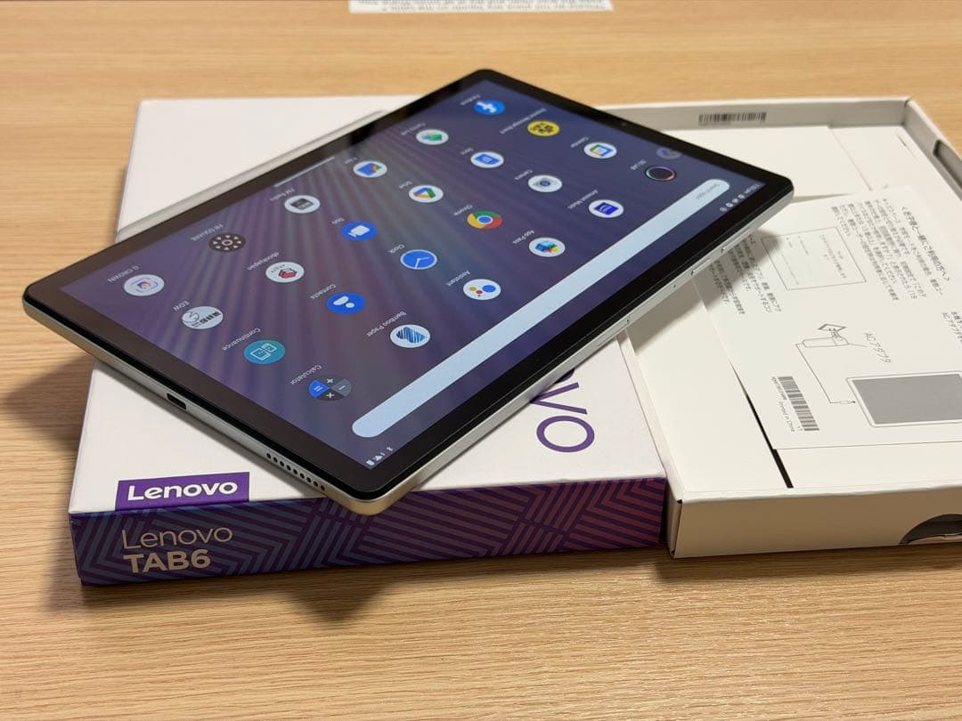 Androidタブレット本体 Lenovo TAB6 WiFi+Cellular White-
