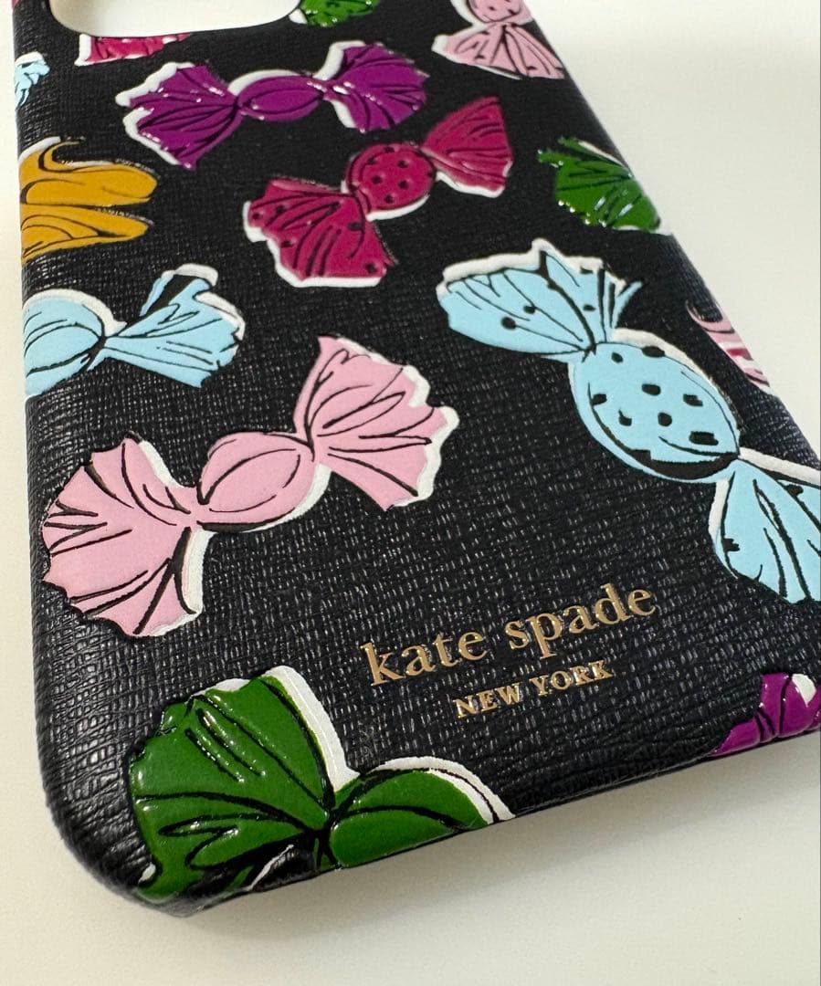 KATE SPADE iPhone13Pro ケース リボン柄