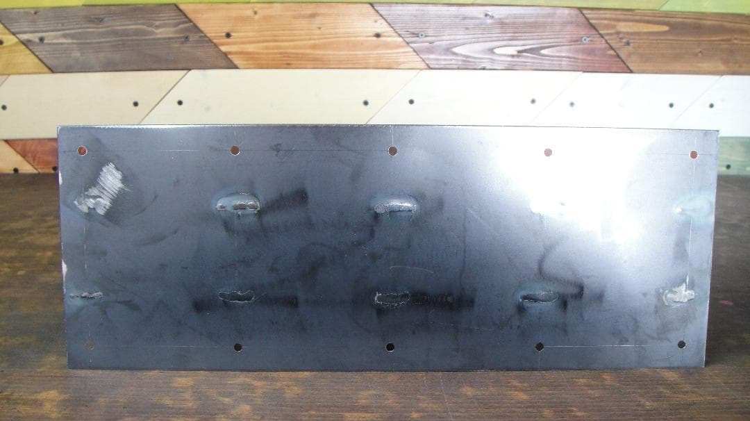 マットでアイアンな極太鉄脚♪ 50×400×650mm 卍型 2脚ver.