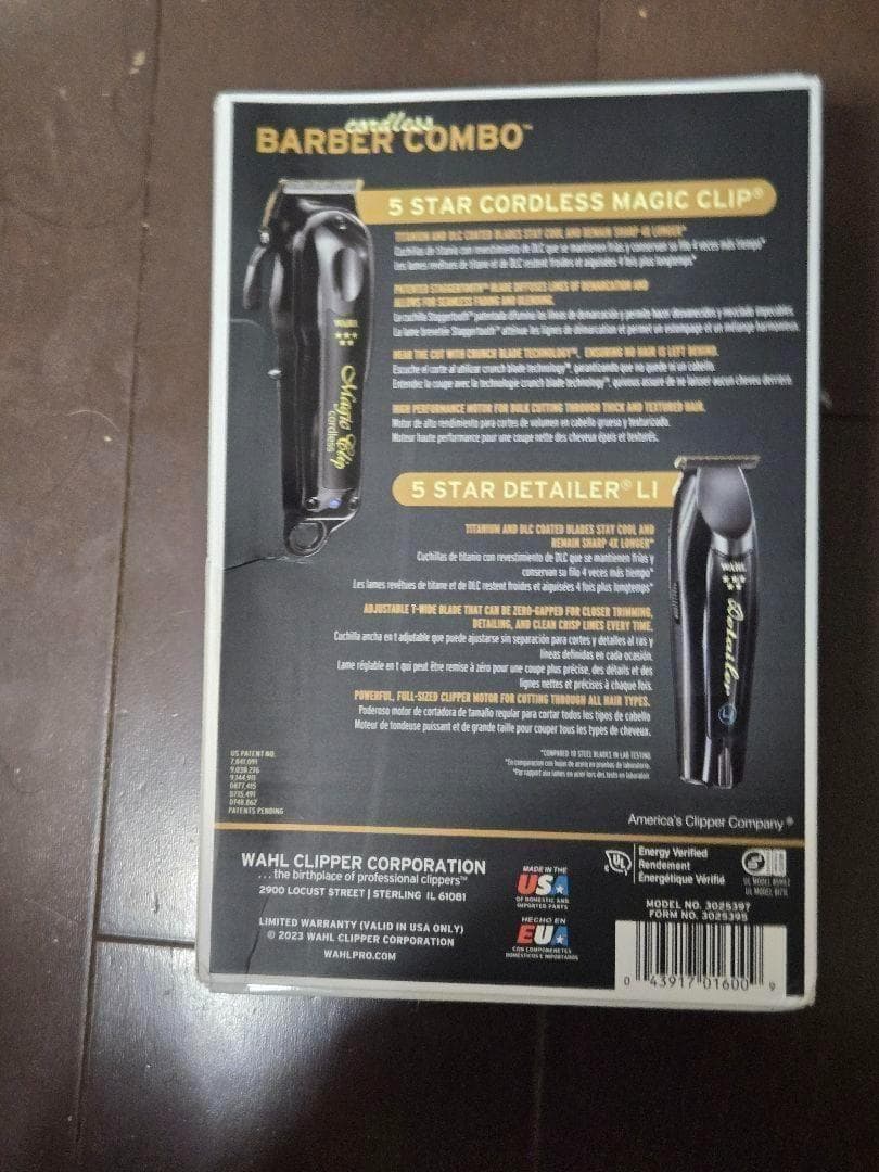 WAHL MagicClip&DetailerバリカンブラックⅢ@8386