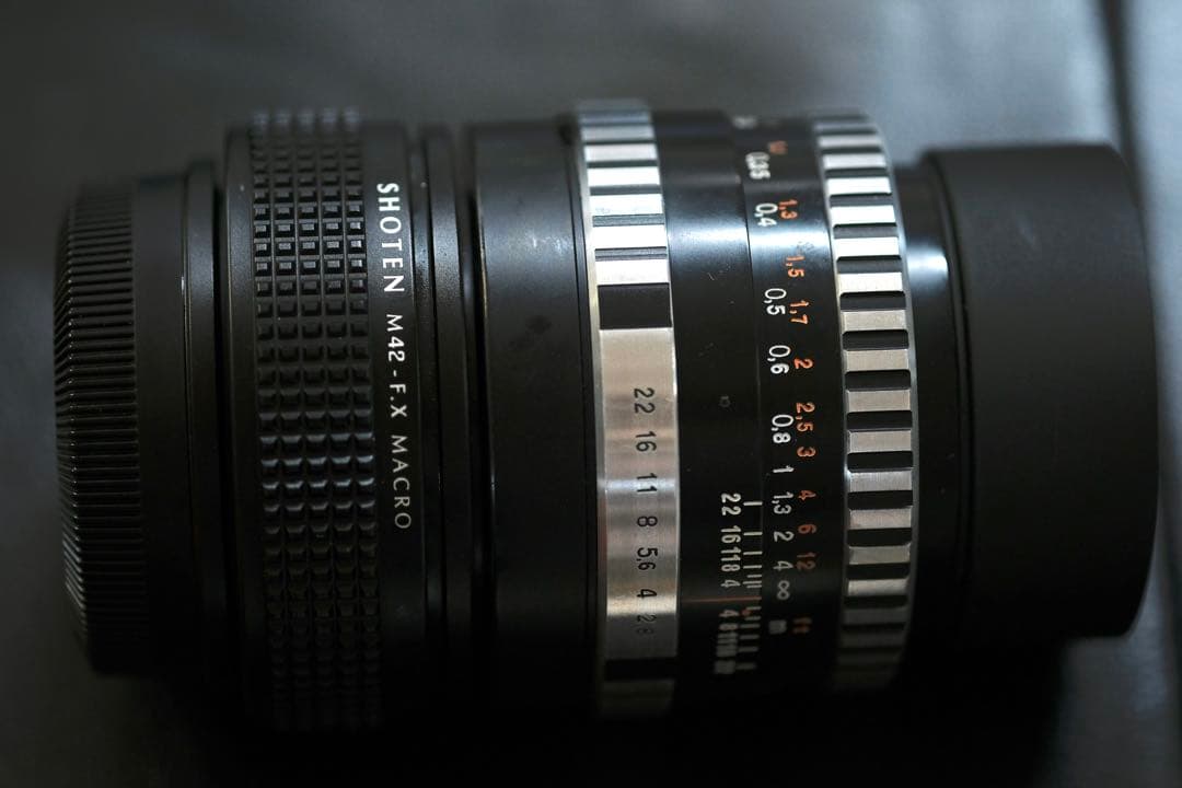 Flektogon 35mm f/2.8 xマウントヘリコイドアダプター付き