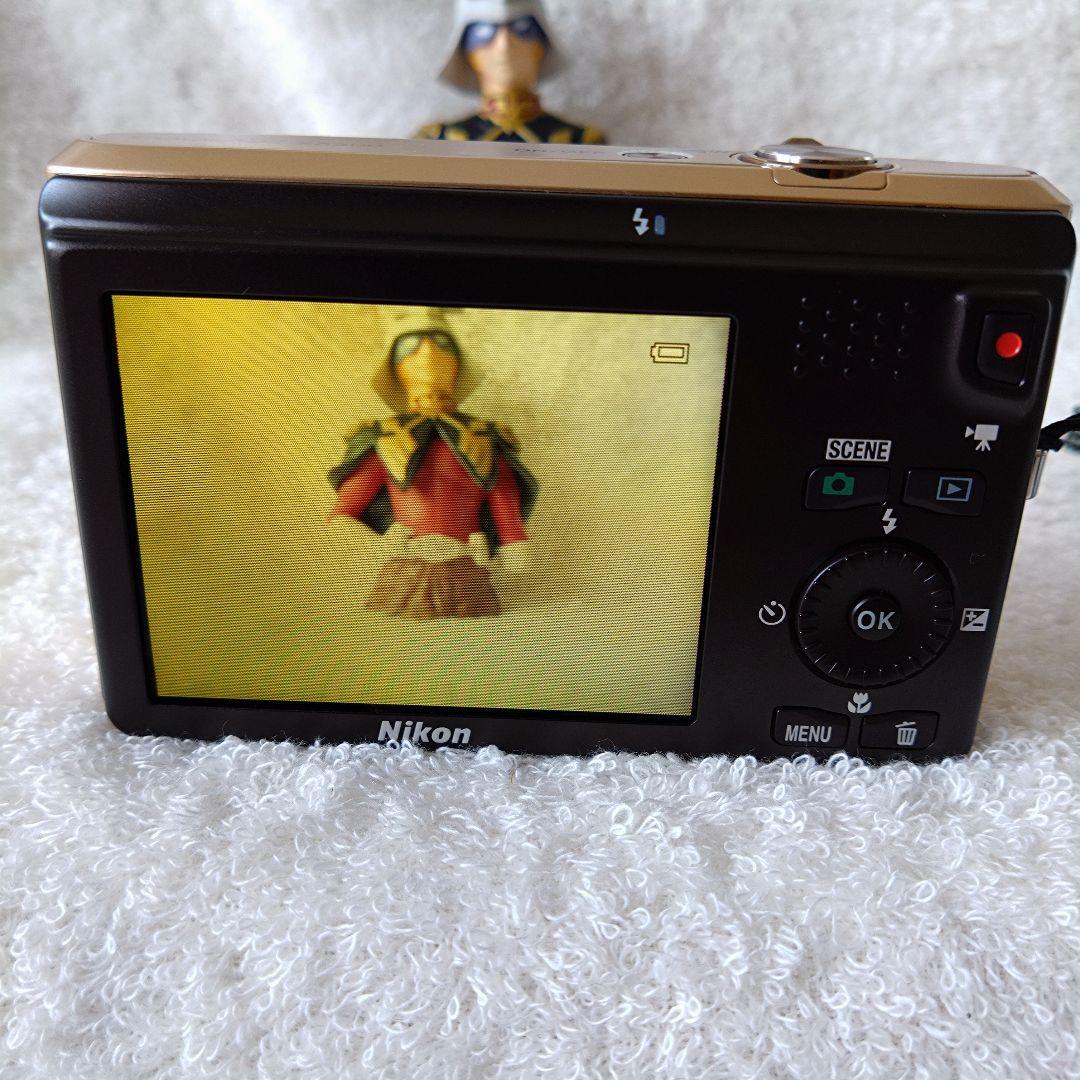 【美品】Nikon COOLPIX S6300 ゴールド 動作品 付属品完備
