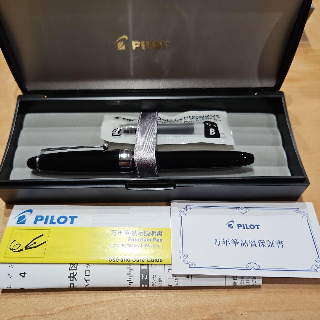 PILOT 万年筆 黒色 Z-CR-GN　CUSTOM　NS