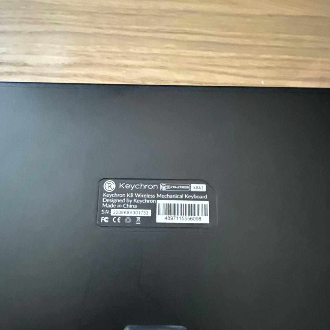 【美品】Keychron K8 茶軸 US配列 ワイヤレスメカニカルキーボード
