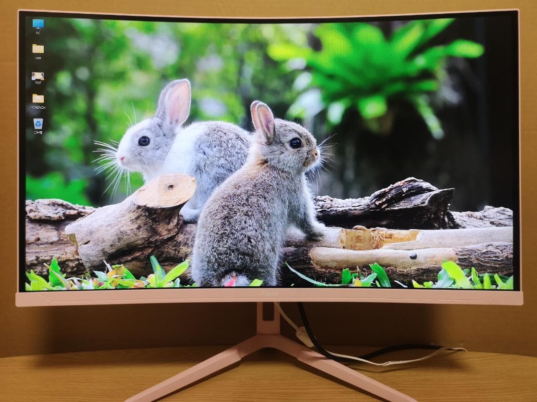 PXC248 Wave 湾曲ゲーミングモニター 23.8型 200Hz 極美品