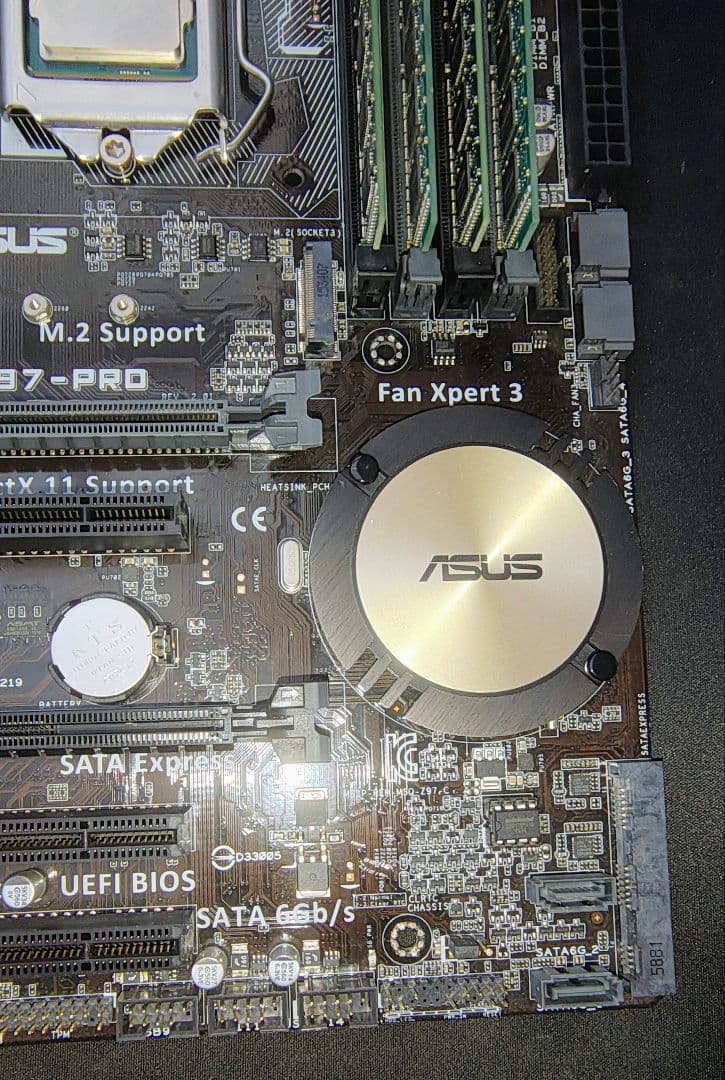 ASUS マザーボード H97-Pro+i7-4790+メモリ16GBセット