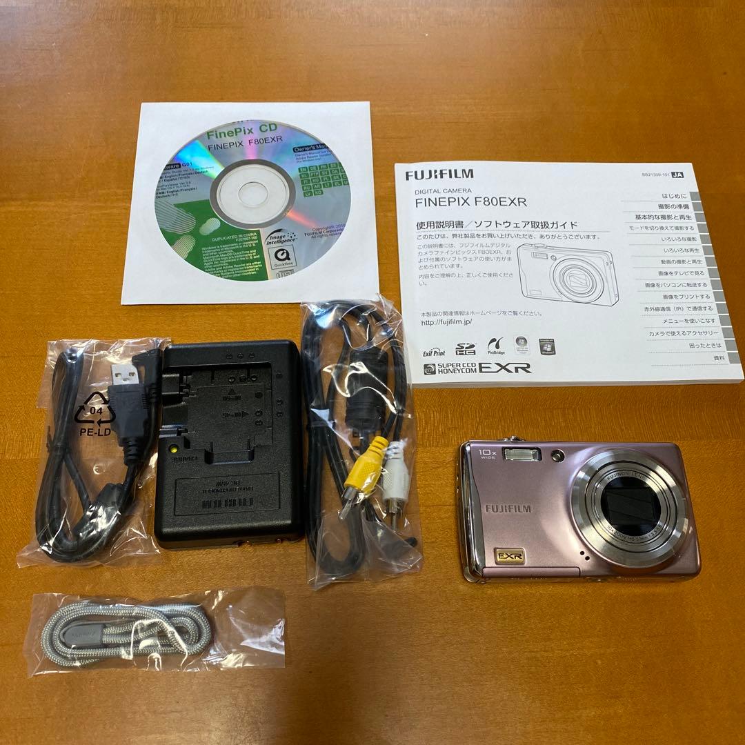 FUJIFILM FinePix F80EXR ピンク デジカメ