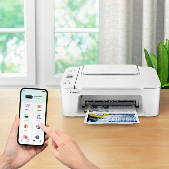 スキャナー機能搭載CANON複合機★未使用 TS3730 プリンター 本体 9★