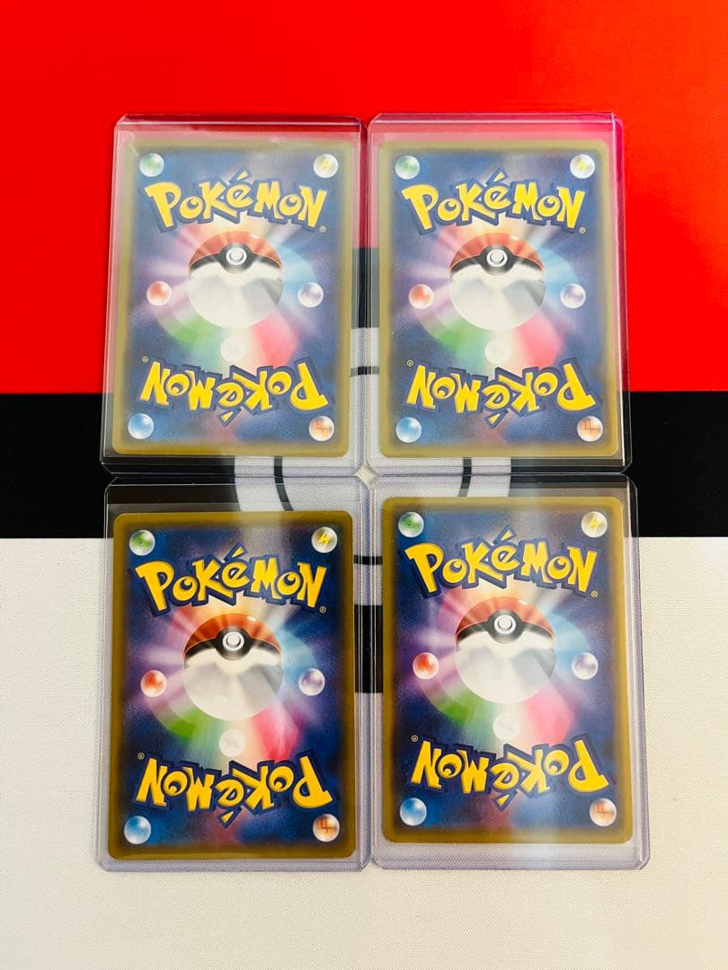 【タッグオールスターズ】ピカチュウ＆ゼクロムGX ミュウツー＆ミュウGX 他2枚