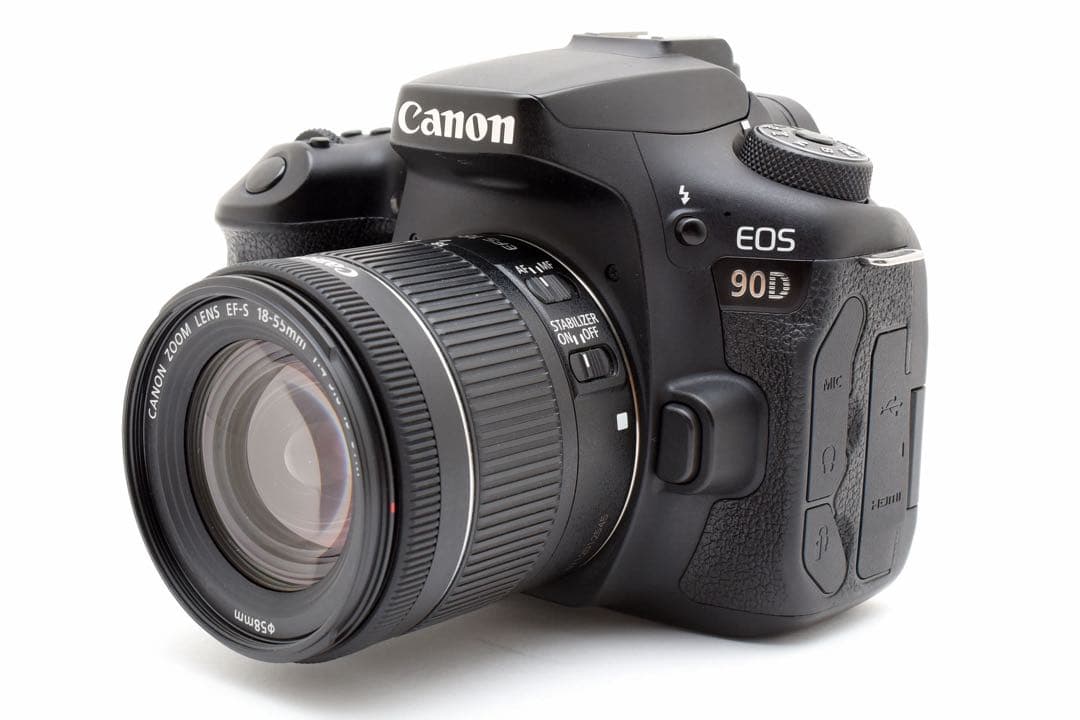 一眼レフカメラ Canon EOS 90D標準&望遠タブルレンズセット