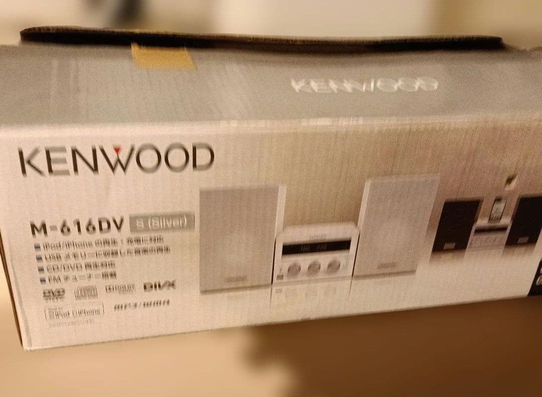 ＫＥＮＷＯＯＤコンポM-616DV 黒 2012年製 梱包あり CD動作確認済み