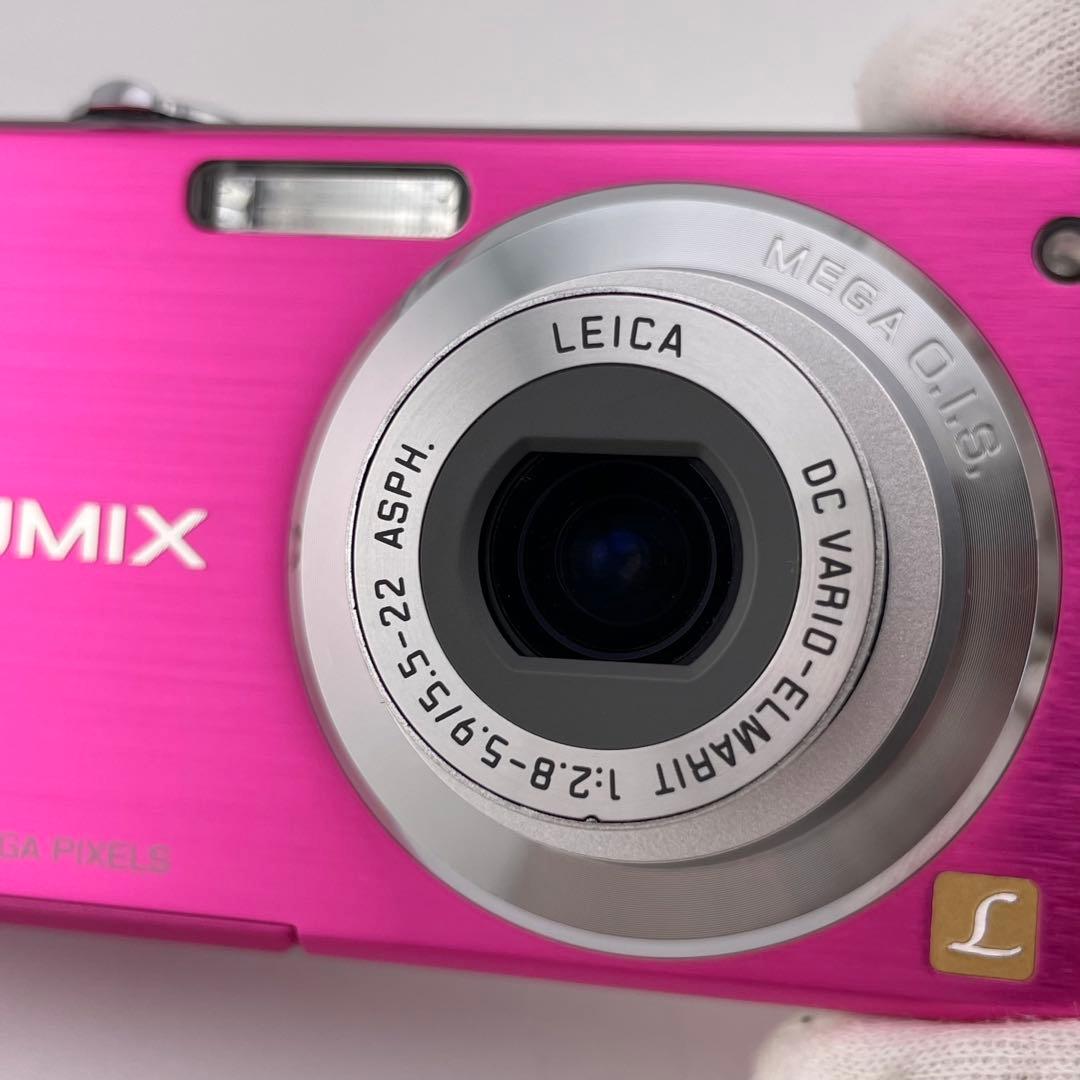 実写美⭕️良品【動作確認済】Panasonic LUMIX DMC-FS7　ピンク