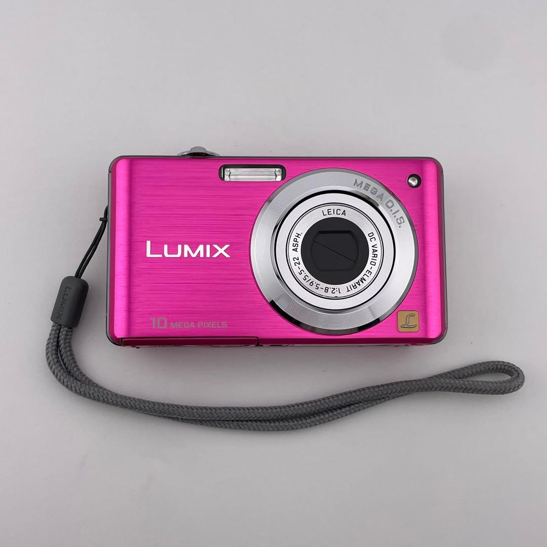 実写美⭕️良品【動作確認済】Panasonic LUMIX DMC-FS7　ピンク