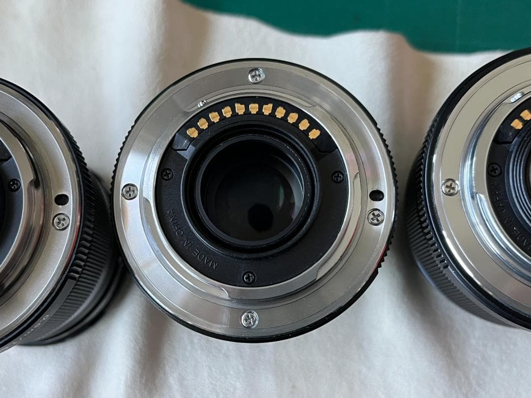OLYMPUS 単焦点レンズ　12mm /25mm/45mm レンズ3本セット