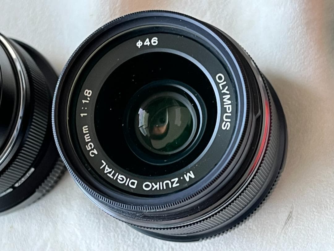 OLYMPUS 単焦点レンズ　12mm /25mm/45mm レンズ3本セット