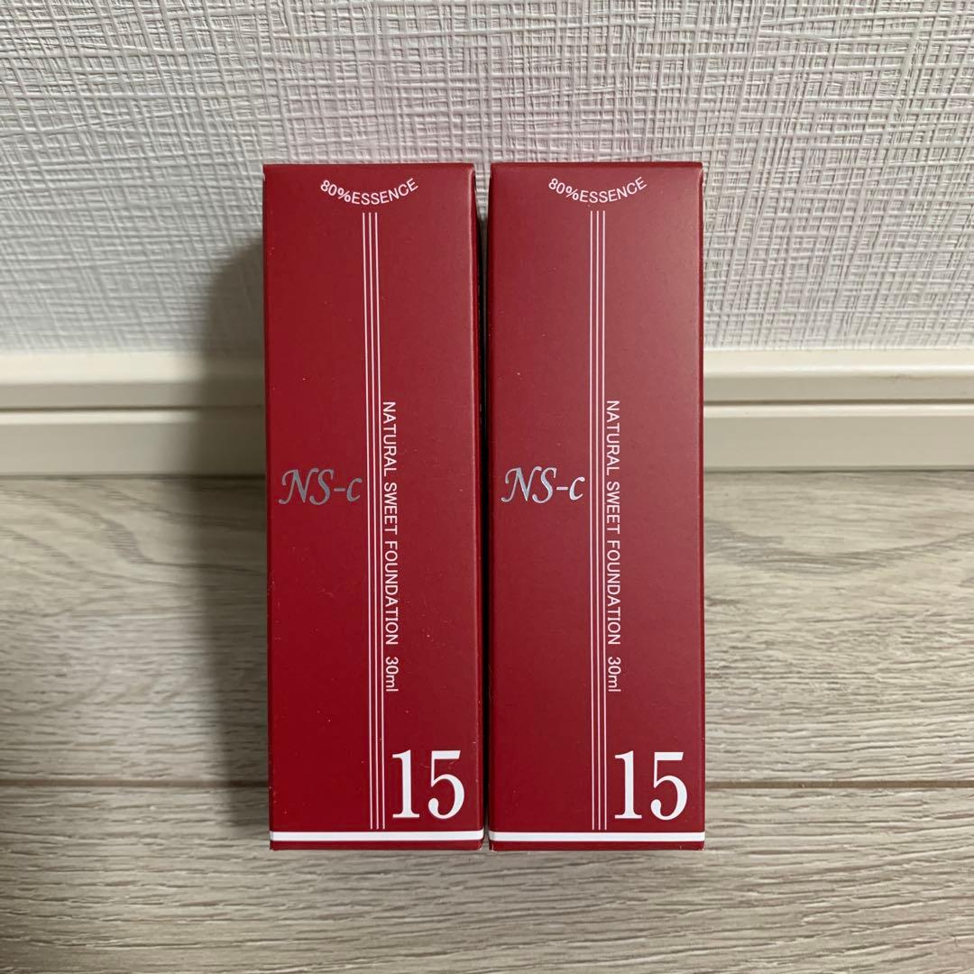 ジュポン新品ナチュラルスイートファンデーションS 15（2箱）イエローオークル