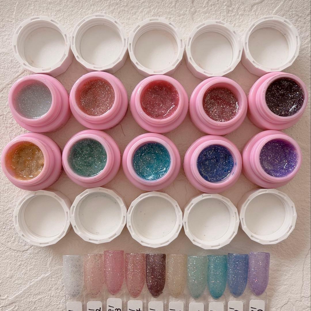 Lily gel リリージェル きらめきシリーズ10個セット