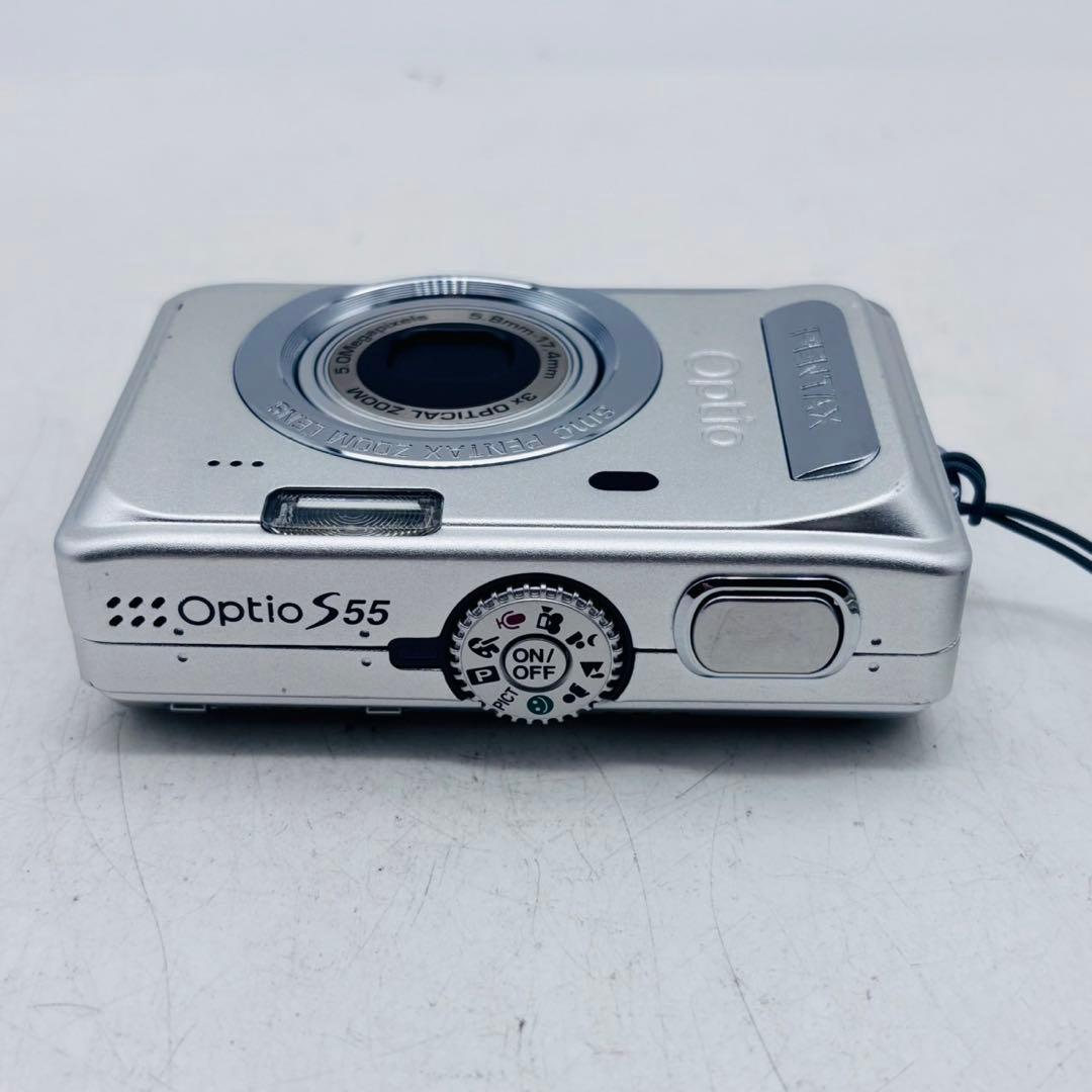 【美品動作確認済み】PENTAX Optio S55 単三電池