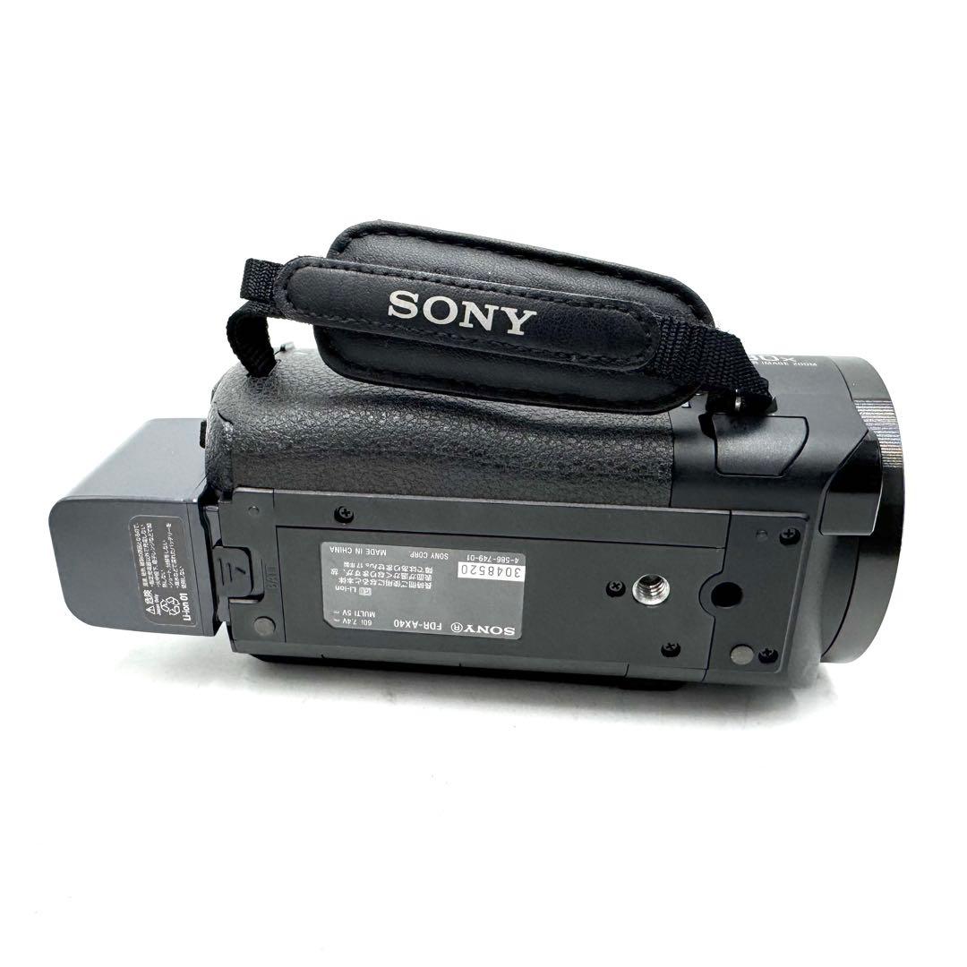Sony 4K ハンディカム Handycam FDR-AX40 ブラック