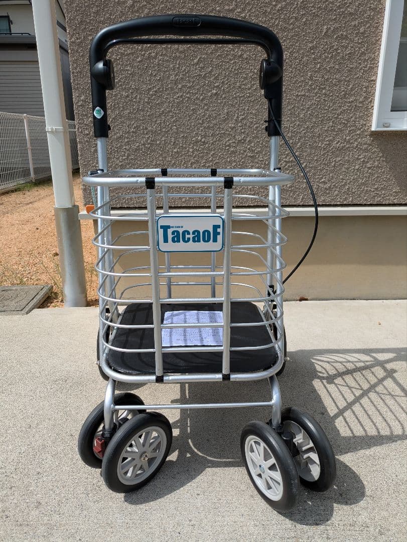 Tacaof ショッピングカート 青