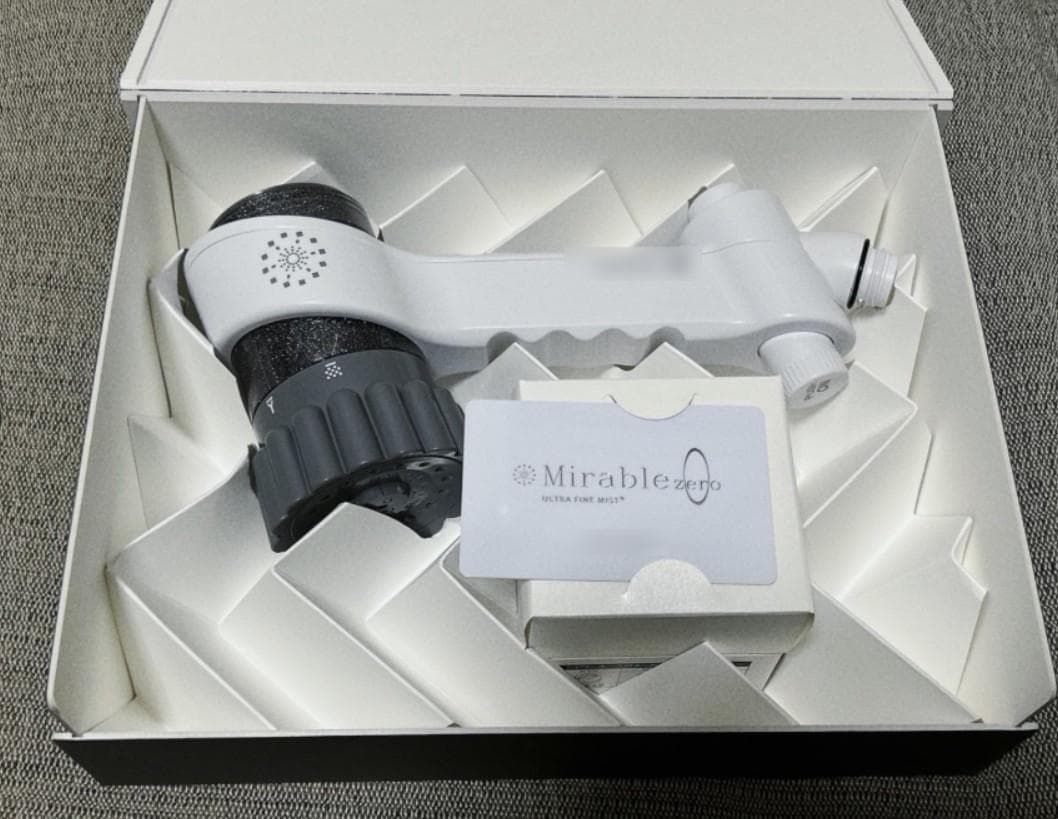 未使用品　Mirable zero ウルトラファインミストシャワーヘッド