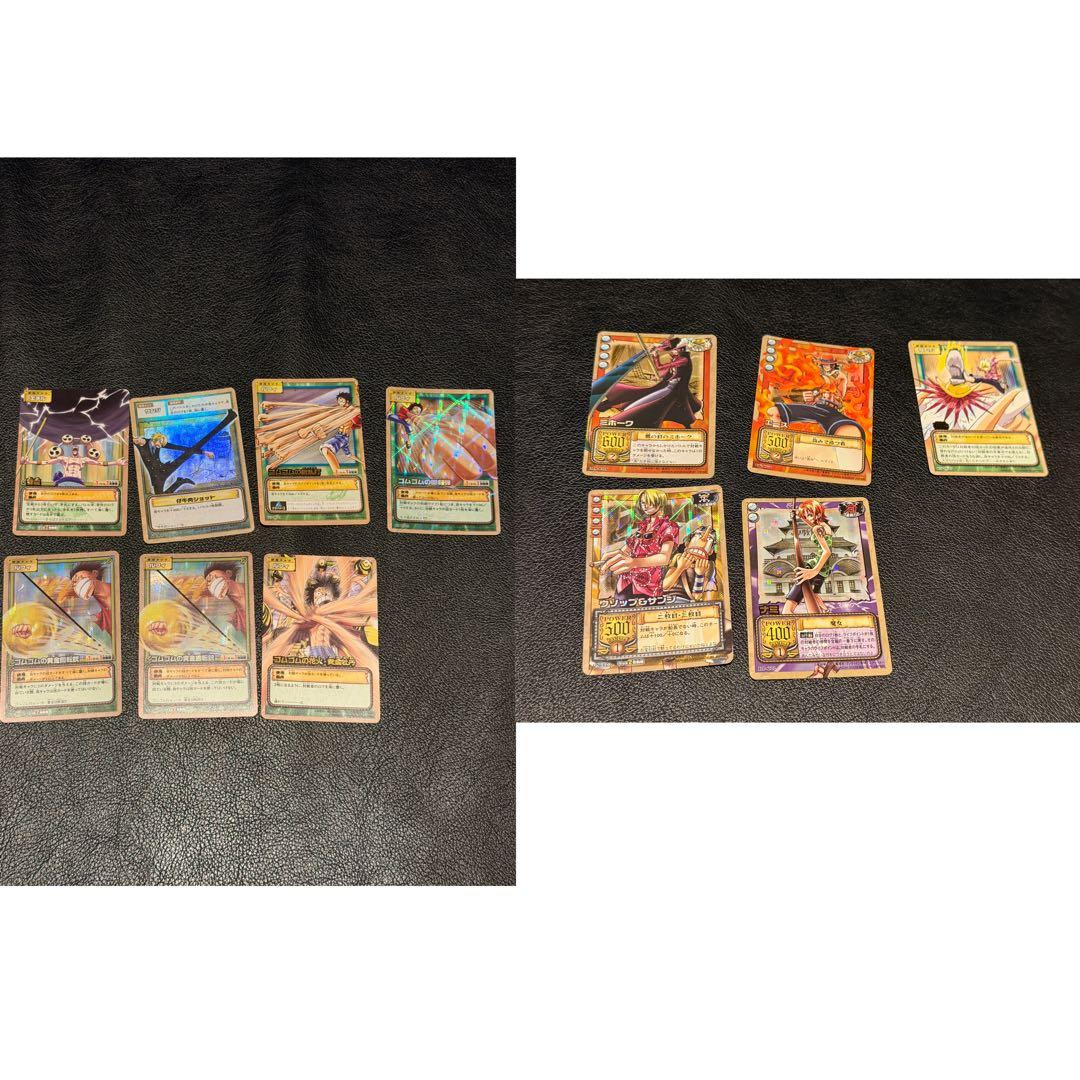 ✨500枚まとめ✨おまけ付きONE PIECE カードダス旧裏ルフィ等まとめ売り