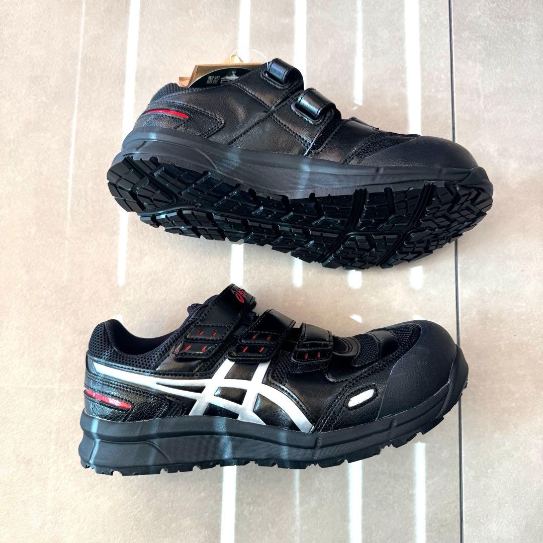 【新品タグ付】廃盤稀少 asics アシックス 安全靴FCP102 24cm 黒