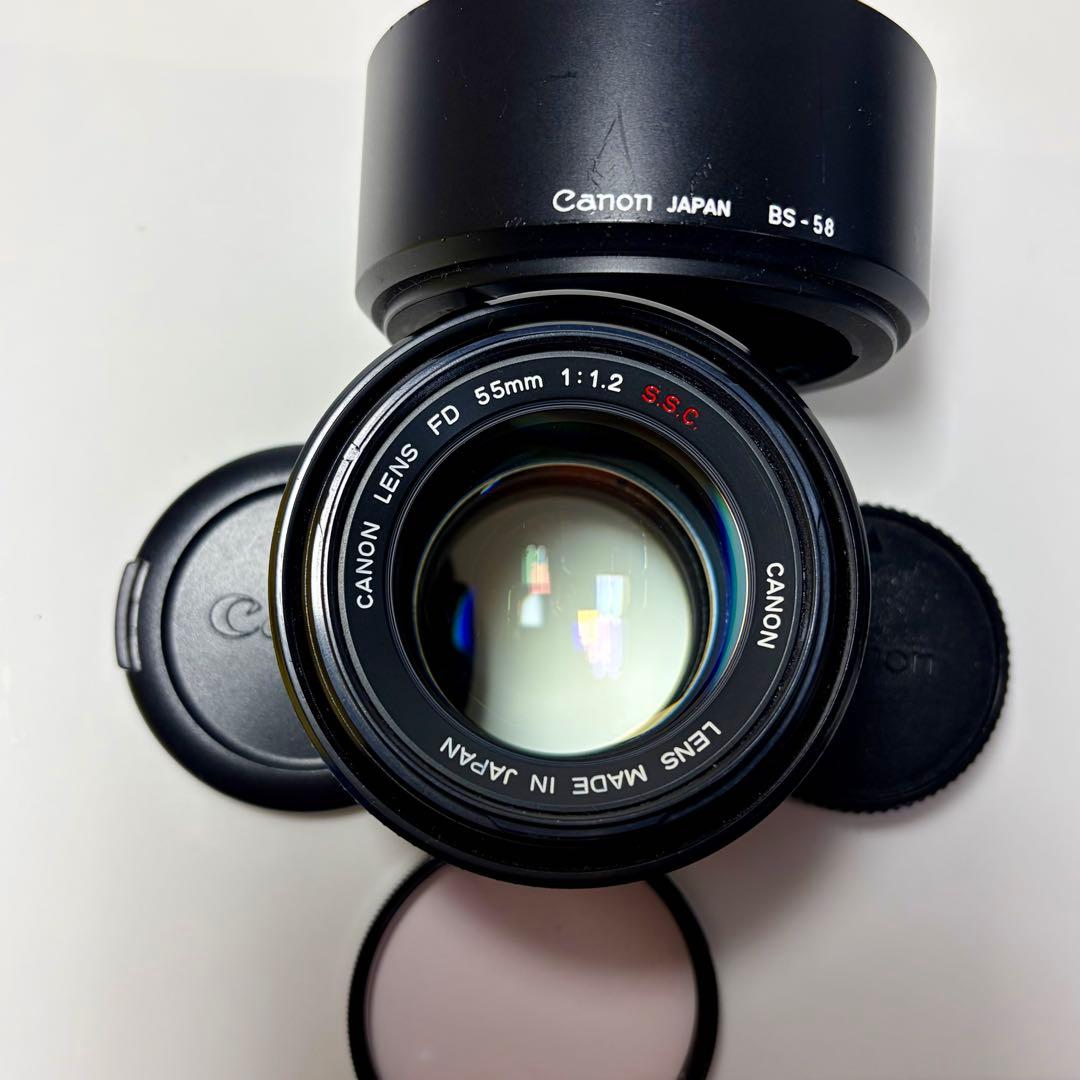 CANON FD 55mm f/1.2 SSC レンズ